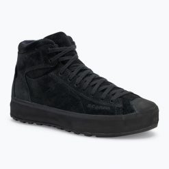 Buty męskie SCARPA Mojito Wrap Mid GTX. Czarne buty turystyczne Scarpa, bez wzorów, bez zapięcia, trekkingowe. Za 919.99 zł.