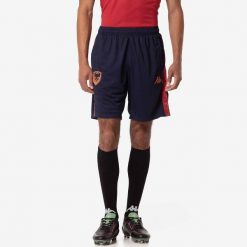 Spodenki treningowe SM Caen Ahorazip Pro 8 2024/25. Brązowe krótkie spodenki sportowe Kappa, m, bez wzorów, z materiału. Za 160.60 zł.