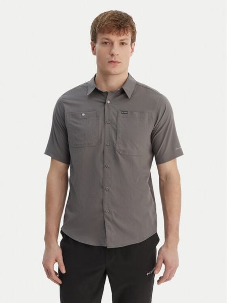 Columbia Koszula Silver Ridge™ Utility 2157323 Szary Regular Fit. Szare koszule Columbia, m, bez wzorów, z syntetyku, bez kołnierzyka, bez ramiączek. Za 299.99 zł.