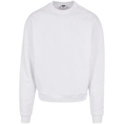 Bluza Męska Ultra Heavy Crew Neck. Białe bluzy Urban Classics, m, bez wzorów, bez kaptura. Za 220.99 zł.