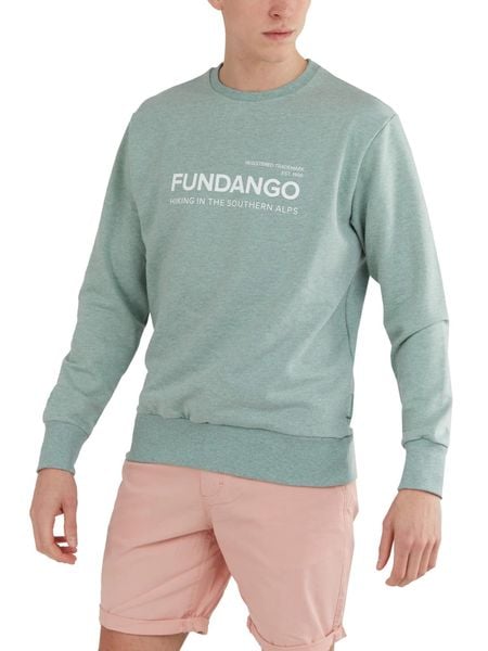 Bluza męska Fundango Warren. Zielone bluzy bez kaptura Fundango, m, bez wzorów, z bawełny, bez kaptura. Za 299.00 zł.