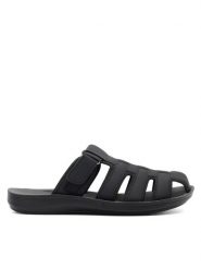 Lanetti Klapki MSS20505-03 Czarny. Czarne klapki Lanetti, z materiału. Za 99.99 zł.