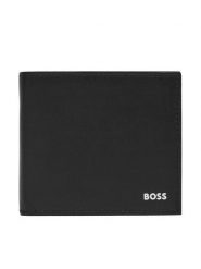 BOSS Duży Portfel Męski 50546152 Czarny. Czarne portfele Boss, bez wzorów, ze skóry. Za 379.99 zł.