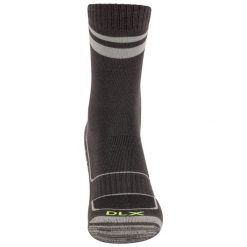 Skarpety Unisex Dla Dorosłych Dvander (zestaw 2 Sztuk). Czarne skarpety Trespass, bez wzorów, z elastanu. Za 136.99 zł.