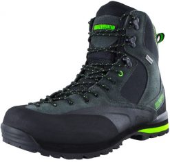 Męskie buty trekkingowe wodoodporne z zamszową membraną. Zielone trekkingi GUGGEN MOUNTAIN, bez wzorów, z gumy, bez zapięcia. Za 496.43 zł.