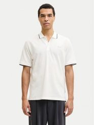 Jack & Jones Polo Blualves 12274681 Écru Regular Fit. Koszulki polo Jack & Jones, l, bez wzorów, z bawełny, bez kołnierzyka, bez ramiączek. Za 99.99 zł.