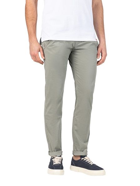 Timezone Spodnie chino "Janno" - Slim fit - w kolorze szarym rozmiar: W33/L34. Szare eleganckie spodnie Timezone, l. Za 109.95 zł.