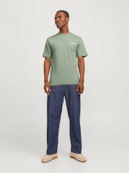 Jack & Jones Koszulka w kolorze zielonym rozmiar: M. Zielone bezrękawniki Jack & Jones, m, bez wzorów, z bawełny, bez kołnierzyka, bez ramiączek. Za 50.47 zł.