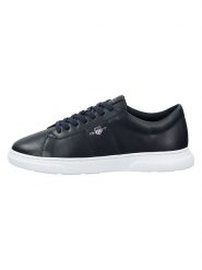 GANT Footwear Skórzane sneakersy "Joree" w kolorze granatowym rozmiar: 45. Niebieskie buty sportowe casual GANT Footwear, bez wzorów, bez zapięcia. Za 373.30 zł.