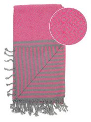 Samimi Chusta hammam w kolorze ciemnoczerwonym - 180 x 100 cm rozmiar: onesize. Czerwone szaliki Samimi, bez wzorów, z bawełny. Za 69.99 zł.