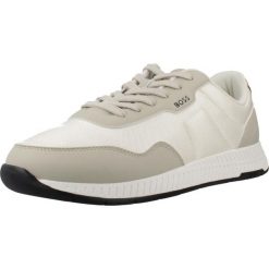 Buty HUGO BOSS TITANIUM RUNN NYPUN Beżowy. Brązowe buty trekkingowe HUGO BOSS, bez wzorów, z syntetyku, bez zapięcia, trekkingowe. Za 706.99 zł.