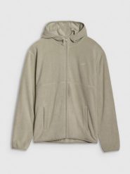 4F Polar regular z kapturem męski - oliwkowy S. Brązowe bluzy z polaru 4F, na zimę, m, bez wzorów, z dzianiny, z kapturem. Za 169.99 zł.
