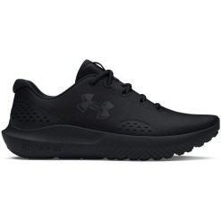 Buty do biegania Under Armour Charged Surge 4. Czarne buty do biegania Under Armour, bez wzorów, z materiału, bez zapięcia, do biegania. Za 200.99 zł.