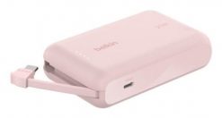 BELKIN POWERBANK 10 000 MAH, 20W, KABEL USB-C,PINK. Różowe powerbanki Belkin. Za 101.99 zł.