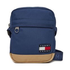 Saszetka Tommy Jeans. Niebieskie saszetki i nerki Tommy Jeans, bez wzorów, z jeansu. Za 109.99 zł.