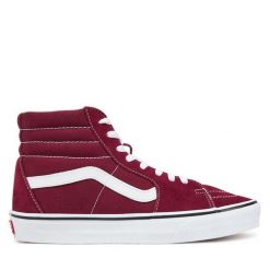 Tenisówki Vans. Czerwone trampki Vans, bez wzorów, bez zapięcia. Za 289.99 zł.
