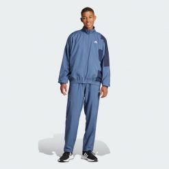 Dres Sportswear Colorblock. Niebieskie komplety dresowe Adidas, s, bez wzorów, z dresówki, bez ramiączek. Za 399.00 zł.
