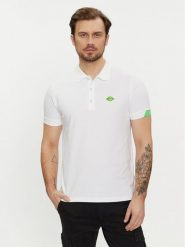 Replay Polo M3540A.000.20623 Écru Regular Fit. Koszulki polo Replay, m, bez wzorów, z bawełny, bez kołnierzyka, bez ramiączek. Za 199.99 zł.