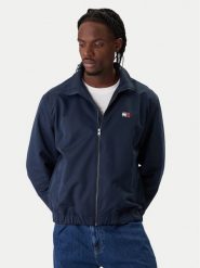 Tommy Jeans Kurtka przejściowa Essential DM0DM22720 Granatowy Regular Fit. Niebieskie kurtki Tommy Jeans, m, bez wzorów, z jeansu, bez kaptura. Za 529.99 zł.