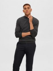 Selected Homme Golf 16090148 Szary Regular Fit. Szare golfy Selected Homme, l, bez wzorów, z syntetyku, bez kołnierzyka, bez ramiączek. Za 339.99 zł.