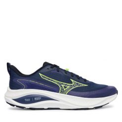 Buty do biegania Mizuno. Niebieskie buty do biegania Mizuno, bez wzorów, bez zapięcia, do biegania. Za 559.99 zł.