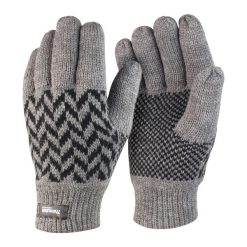 Rękawiczki Unisex Dla Dorosłych Z Wzorem Thinsulate. Szare rękawiczki RESULT WINTER ESSENTIALS, bez wzorów. Za 63.99 zł.