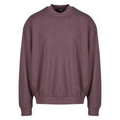 Bluza Urban Classics Light Terry Crew. Fioletowe bluzy Urban Classics, m, bez wzorów, z materiału, bez kaptura. Za 168.00 zł.