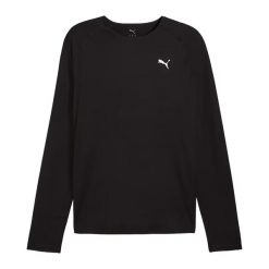 Longsleeve do biegania męski PUMA Run Cloudpun. Czarne bluzki z długim rękawem Puma, m, bez wzorów, bez kołnierzyka, bez ramiączek. Za 169.99 zł.