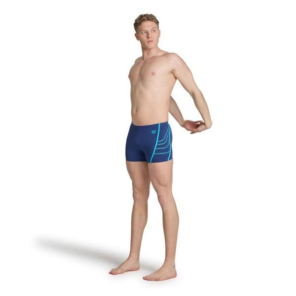 Kąpielówki męskie spodenki kąpielowe bokserki na basen Arena Losange. Niebieskie kąpielówki Arena, m, bez wzorów. Za 121.98 zł.