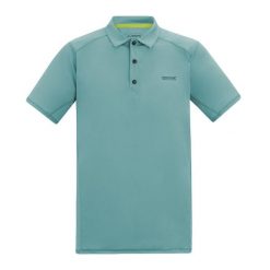 Męska Koszulka Polo Z Logo Virda. Niebieskie koszulki polo Regatta, m, bez wzorów, bez kołnierzyka, bez ramiączek. Za 93.99 zł.