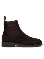 Gant Sztyblety 33653493 Brązowy ciemny. Brązowe botki sznurowane GANT, bez wzorów, ze skóry, bez obcasa, bez zapięcia. Za 769.99 zł.