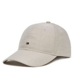 Czapka z daszkiem Tommy Hilfiger. Brązowe czapki z daszkiem Tommy Hilfiger, bez wzorów. Za 139.99 zł.