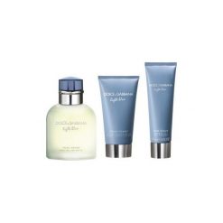 Dolce & Gabbana Light Blue Zestaw dla mężczyzn EDT 125ml + Balsam po goelniu 75ml + Żel pod prysznic 50ml. Zestawy kosmetyków marki Dolce & Gabbana. Za 235.90 zł.
