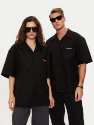Off-White Koszula OMUY002S23FAB0011001 Czarny Regular Fit. Czarne koszule Off-White, m, bez wzorów, z bawełny, bez kołnierzyka, bez ramiączek. Za 1,709.00 zł.