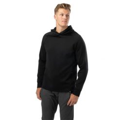 Męska Bluza Z Kapturem Flc Core. Czarne bluzy z kapturem Bauer, l, bez wzorów, z elastanu, z kapturem. Za 817.99 zł.