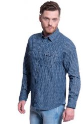 KOSZULA MĘSKA MUSTANG CASPER AOP SHIRT 1009570 11753. Koszule Mustang, m, bez wzorów, bez kołnierzyka, bez ramiączek. W wyprzedaży za 49.99 zł.