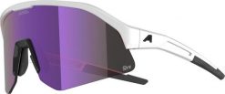 Okulary przeciwsłoneczne Alpina Sonic HR M Q-lite. Białe okulary przeciwsłoneczne Alpina, prostokątne. Za 360.50 zł.