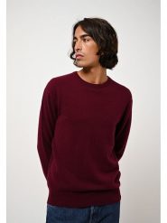 AUTHENTIC CASHMERE Kaszmirowy sweter "Aigliére" w kolorze bordowym rozmiar: XL. Czerwone swetry nierozpinane AUTHENTIC CASHMERE, xl, bez wzorów, z kaszmiru, bez kołnierzyka, bez ramiączek. Za 396.24 zł.