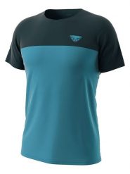 DYNAFIT Koszulka funkcyjna "TRAVERSE" w kolorze morsko-granatowym rozmiar: XS/S. Zielone t-shirty sportowe Dynafit, bez wzorów, z materiału, bez ramiączek, outdoorowe. Za 131.12 zł.