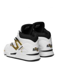 Reebok Sneakersy EO-PUMP OMNI ZONE II 100255529 Biały. Białe buty sportowe casual Reebok, bez wzorów, ze skóry, bez zapięcia. Za 699.99 zł.