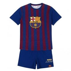FC Barcelona piżama męska wielokolorowa. Niebieskie piżamy FC Barcelona, l, bez wzorów, z bawełny, bez ramiączek. Za 129.00 zł.