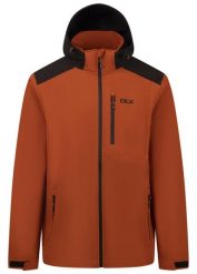 Dlx Durand - Męska kurtka softshell Dlx Burnt Orange. Brązowe kurtki DLX, m, z aplikacjami, z polaru, bez kaptura. Za 477.99 zł.