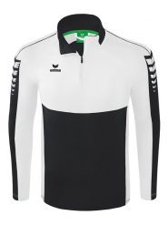 Erima Koszulka sportowa "Six Wings" w kolorze czarno-białym rozmiar: XL. Białe t-shirty sportowe Erima, bez wzorów, bez ramiączek, outdoorowe. Za 141.95 zł.