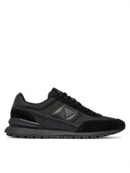 Guess Sneakersy FMFREX ELL12 Czarny. Czarne buty sportowe casual Guess, z aplikacjami, z materiału, bez zapięcia. Za 584.99 zł.