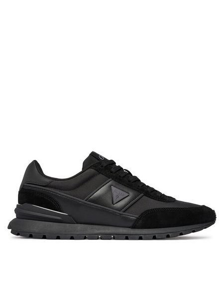 Guess Sneakersy FMFREX ELL12 Czarny. Czarne buty sportowe casual Guess, z aplikacjami, z materiału, bez zapięcia. Za 584.99 zł.