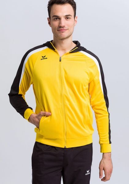 Kurtka treningowa Erima Liga 2.0 avec capuche. Czarne kurtki Erima, xl, bez wzorów, z materiału, z kapturem. Za 137.80 zł.