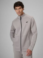 4F Bluza treningowa regular bez kaptura męska - szara M. Szare bluzy 4F, l, bez wzorów, bez kaptura. Za 199.99 zł.