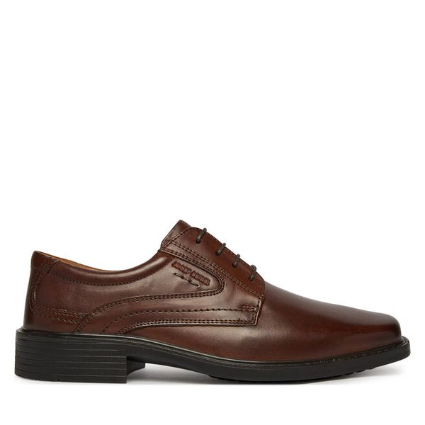 Półbuty Josef Seibel. Brązowe eleganckie półbuty Josef Seibel, bez wzorów, bez obcasa, bez zapięcia. Za 409.99 zł.