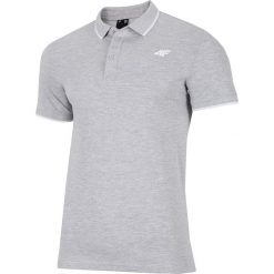 T-shirt męski TSM024 - chłodny jasny szary melanż. T-shirty 4F. W wyprzedaży za 69.99 zł.