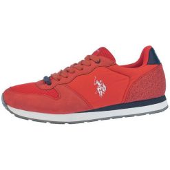 U.S. POLO ASSN. tenisówki męskie Soren 45 czerwone. Czerwone trampki U.S. Polo Assn., m, bez wzorów, bez zapięcia. Za 339.00 zł.
